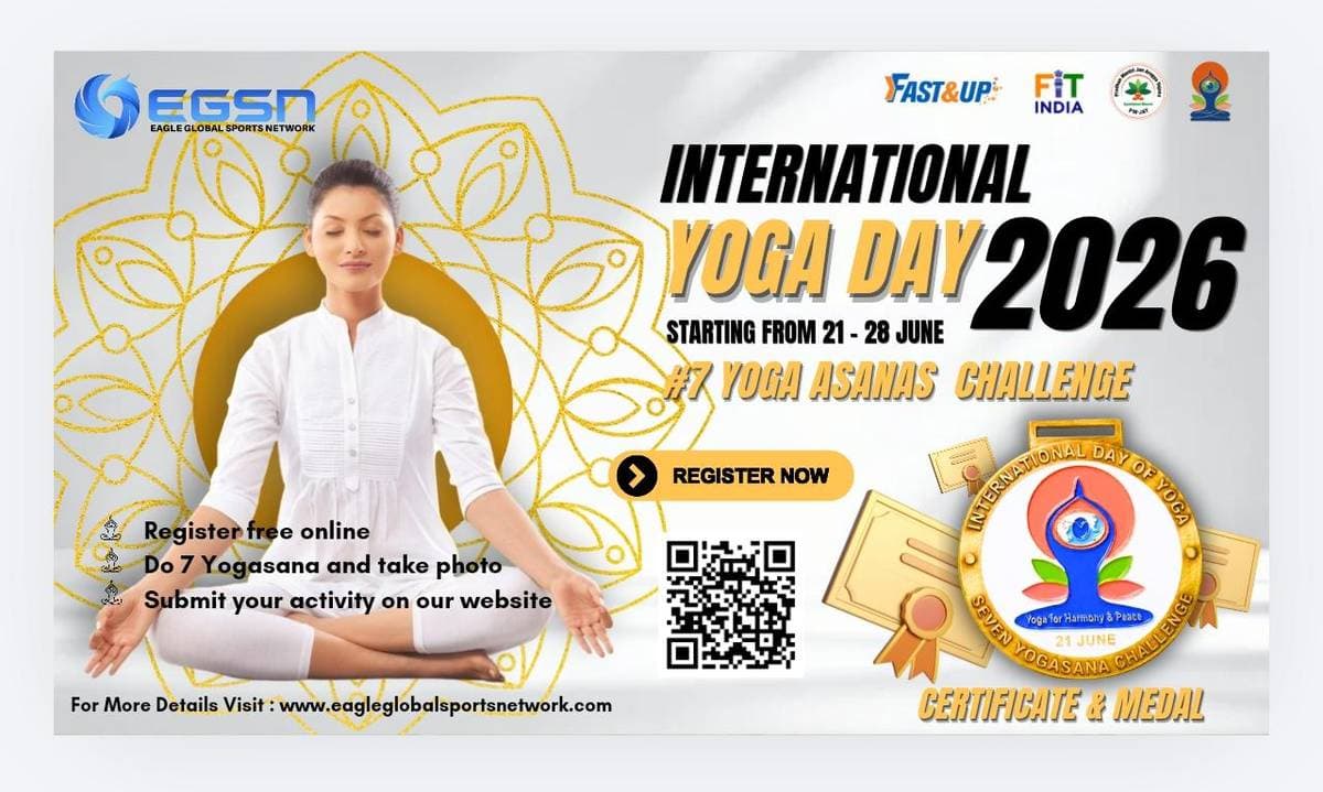 INTERNATIONAL YOGA DAY 2026 #ONLINE SEVEN YOGASANA CHALLENGE