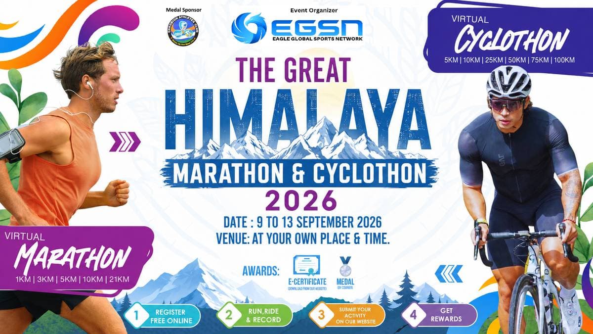 THE GREAT HIMALAYA DAY 2026 #VIRTUAL MARATHON.